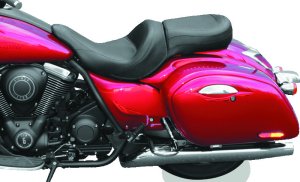 Kawasaki Vulcan 1700 Vaquero One-Piece Motorcycle Seat - Mustang Motorcycle - Black - `11-`19